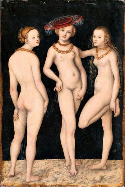 Lucas Cranach the Elder The Three Graces France oil painting art